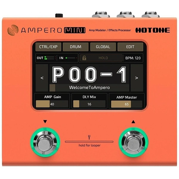 Процессор эффектов Hotone Ampero Mini Orange