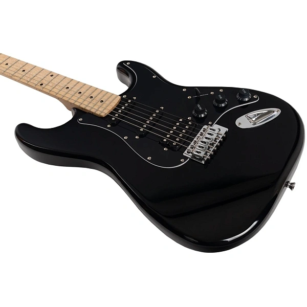Электрогитара Rockdale Stars Plus HSS Maple Black
