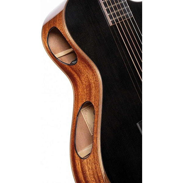Электроакустическая гитара Cort Modern Black WCASE TBK