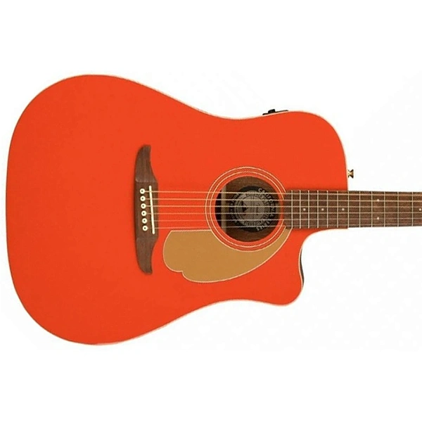 Электроакустическая гитара Fender Limited Edition Redondo Player Fiesta Red Gold Hardware