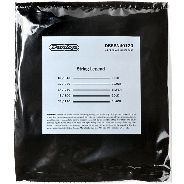 Струны для бас-гитары Dunlop DBSBN40120 40-120