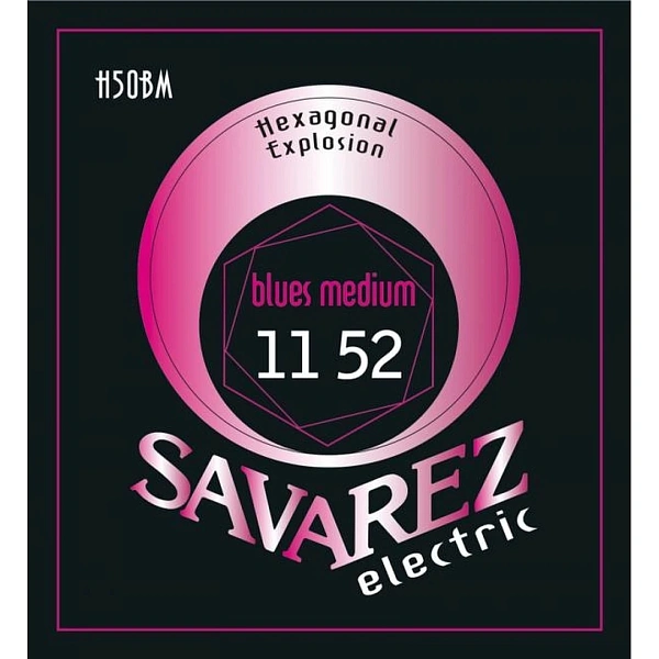 Струны для электрогитары Savarez H50BM Hexagonal Explosion 11-52