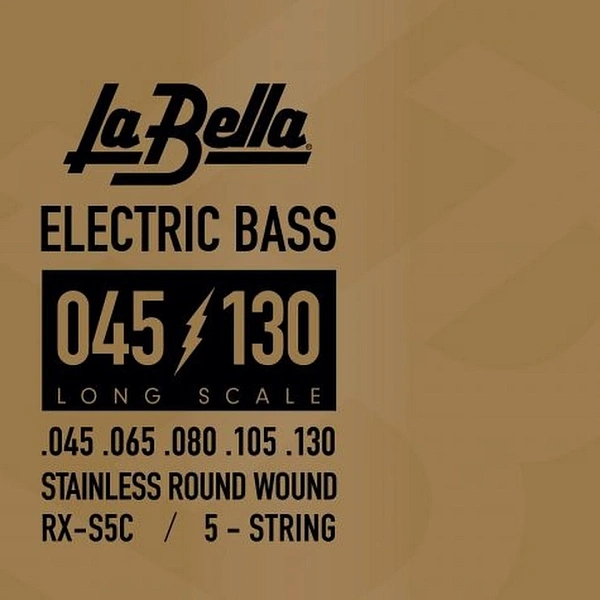 Струны для бас-гитары La Bella RX-S5C 45-130