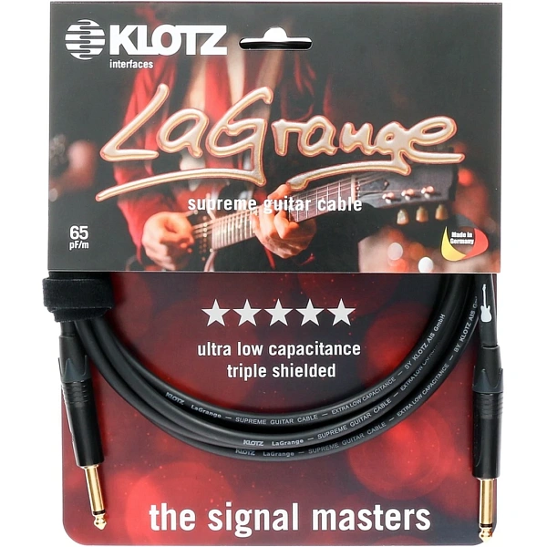 Инструментальный кабель Klotz LAGPP0600