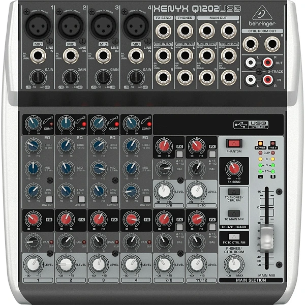 Микшерный пульт Behringer Q1202USB