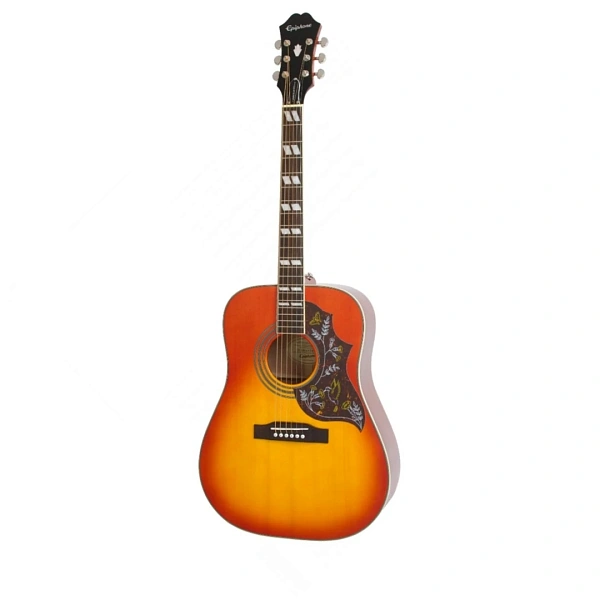 Электроакустическая гитара Epiphone Hummingbird Pro Faded Cherry Burst