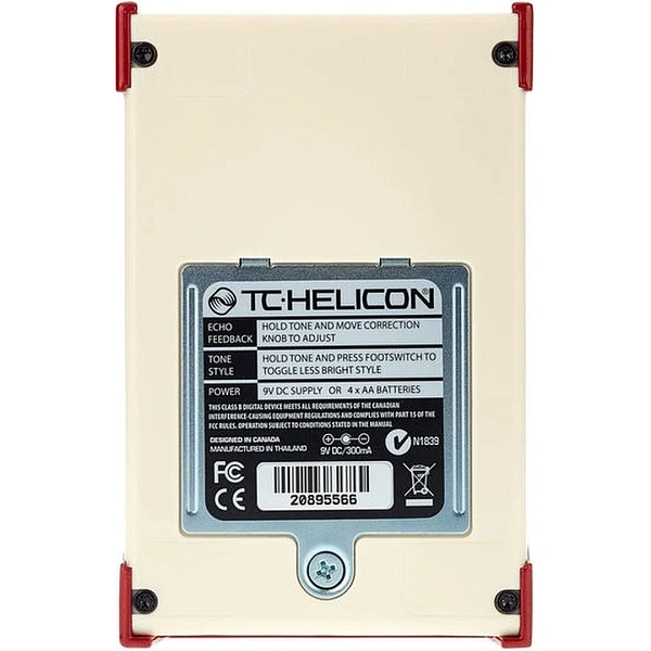 Педаль эффектов TC Helicon VoiceTone Mic Mechanic 2