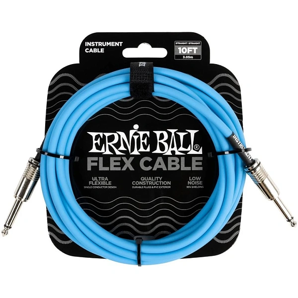 Инструментальный кабель Ernie Ball P06412 Blue