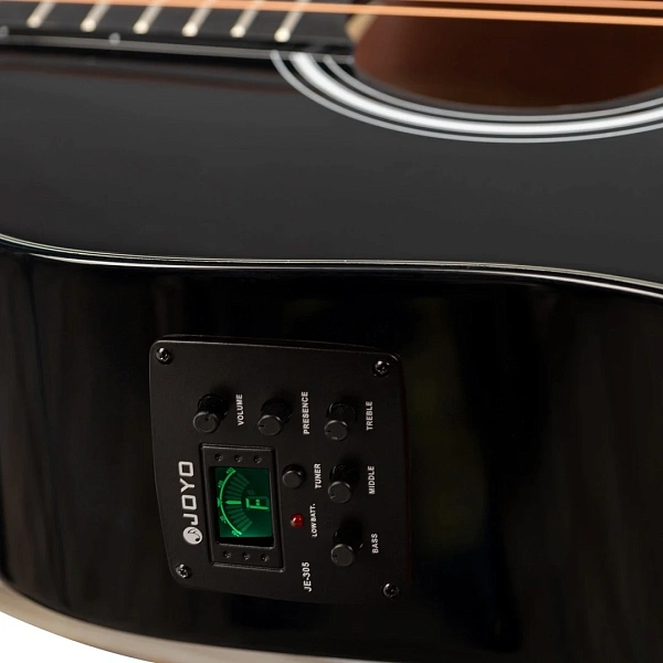 Электроакустическая гитара Rockdale Aurora D5 C BK E Gloss