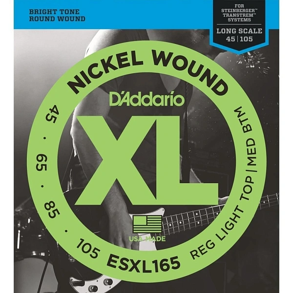 Струны для бас-гитары D'Addario ESXL165 45-105