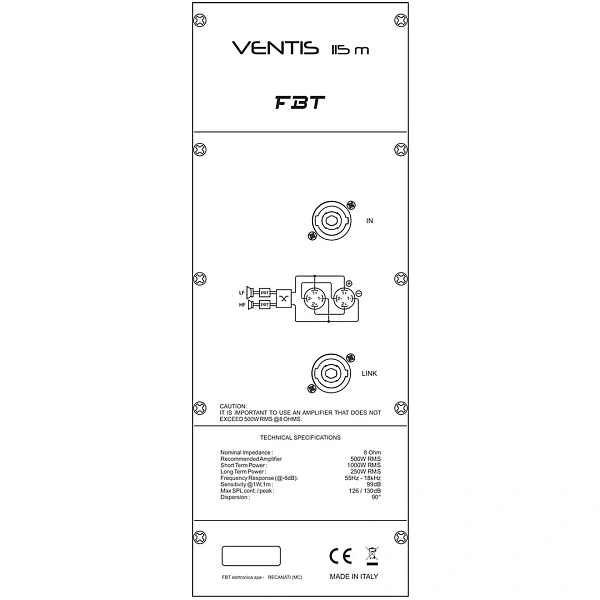Сценический монитор FBT VENTIS 115M