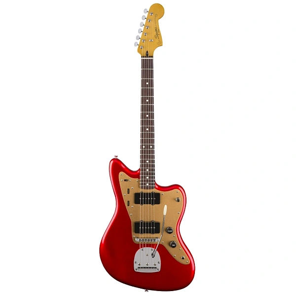Электрогитара Fender Squier Deluxe Jazzmaster With Tremolo Candy Apple Red