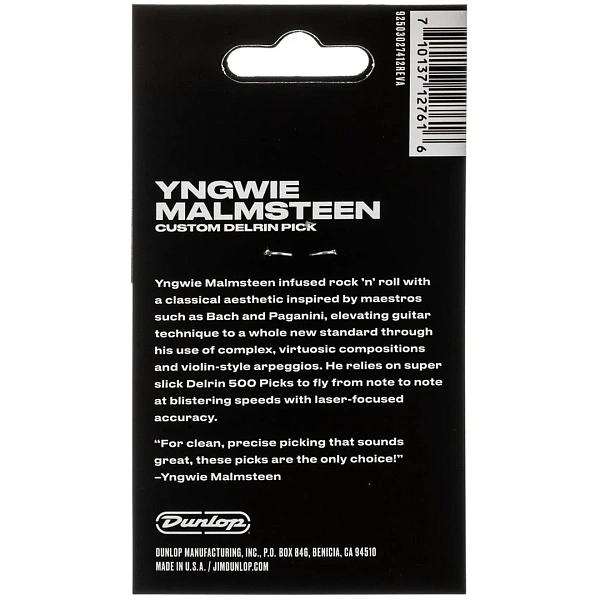 Набор медиаторов Dunlop YJMP01WH Yngwie Malmsteen 1.5