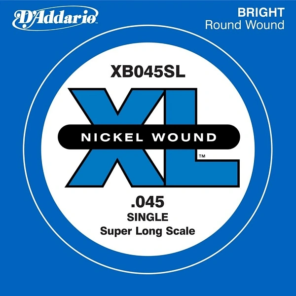 Струна для бас-гитары D'Addario XB045SL Nickel Wound