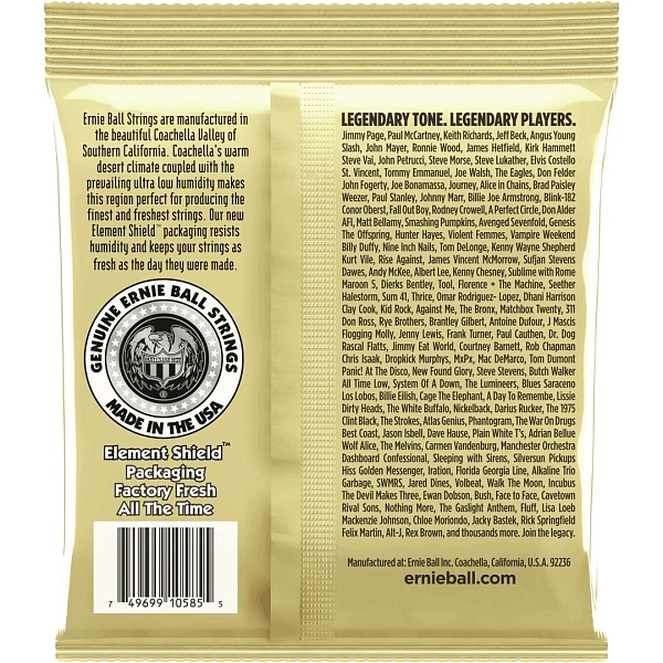 Струны для акустической гитары Ernie Ball 2007 11.5-54