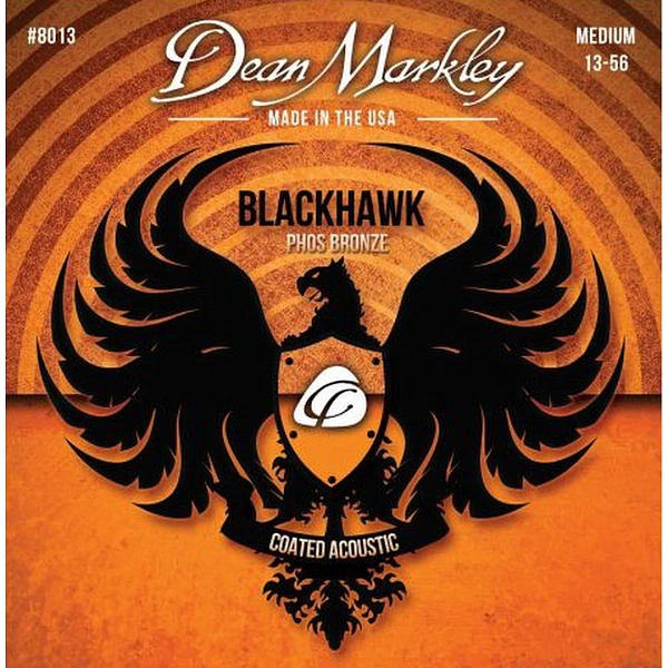 Струны для акустической гитары Dean Markley 8013 Blackhawk Pure Bronze 13-56