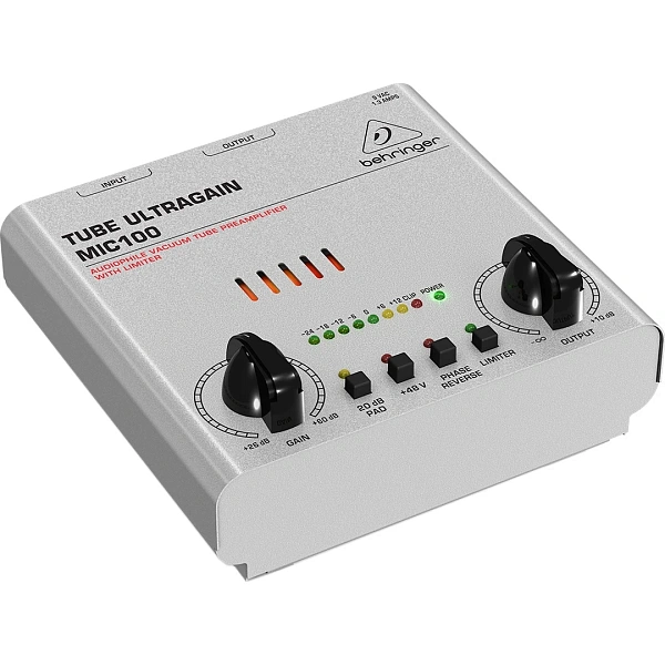 Предусилитель для микрофона Behringer MIC100 Tube Ultragain