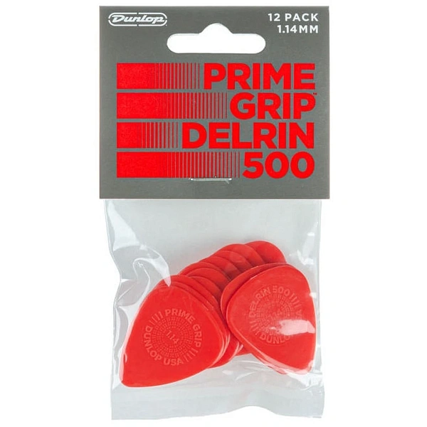 Набор медиаторов Dunlop 450P1.14 Prime Grip Delrin 500