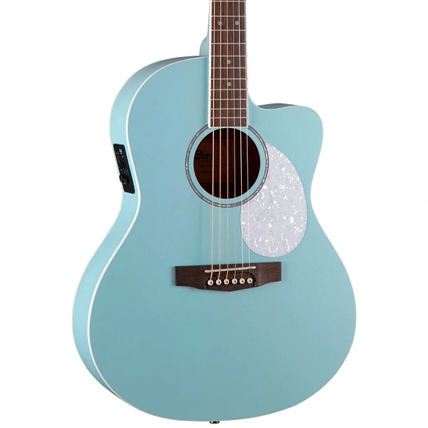 Электроакустическая гитара Cort Jade Classic Sky Blue Open Pore