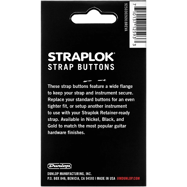 Стреплоки Dunlop 2PSLS034G Straplok Dual Design