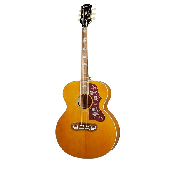 Электроакустическая гитара Epiphone J-200 Aged Antique Natural