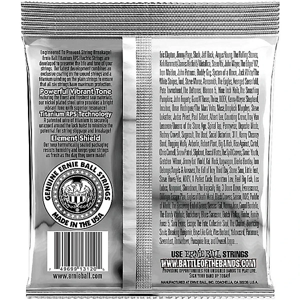 Струны для электрогитары Ernie Ball 3120 11-48