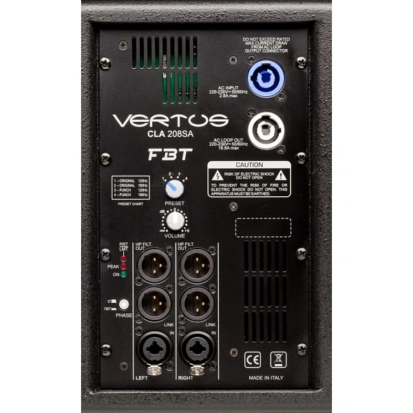 Сабвуфер FBT VERTUS CLA 208SA