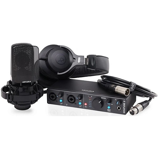 Студийный комплект Arturia MiniFuse Recording Pack Black