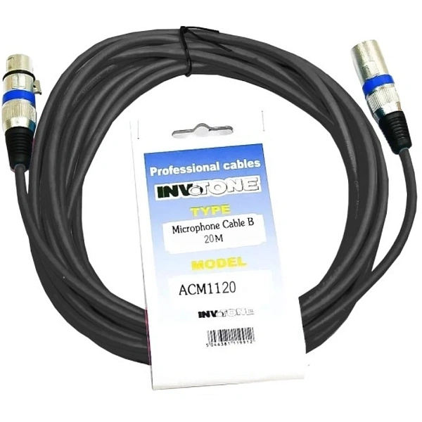 Микрофонный кабель Invotone ACM1120/BK