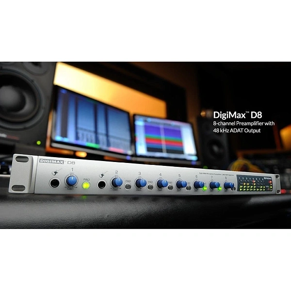 Предусилитель для микрофона PreSonus DigiMax D8