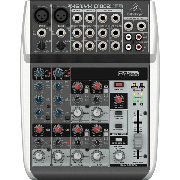 Микшерный пульт Behringer Q1002USB