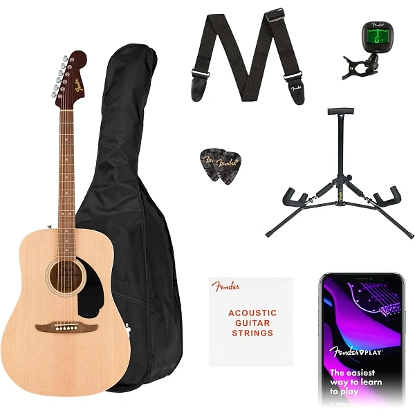 Гитарный набор Fender California Debut Redondo Pack Natural
