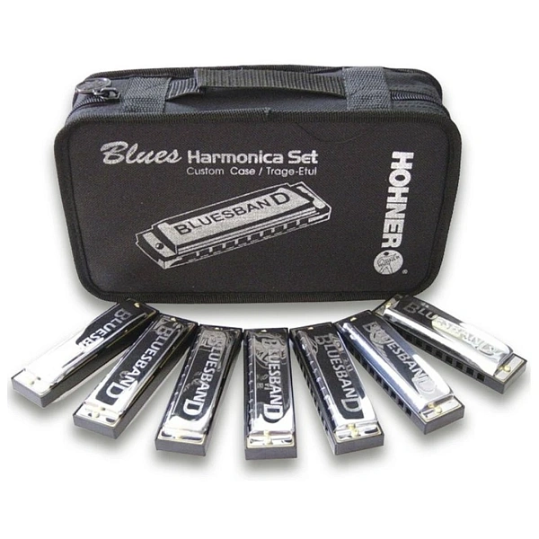 Набор губных гармошек Hohner Blues Band 559/20 CDEFGABb