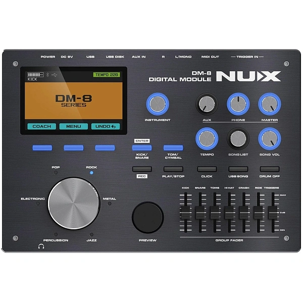 Электронная ударная установка Nux DM-8