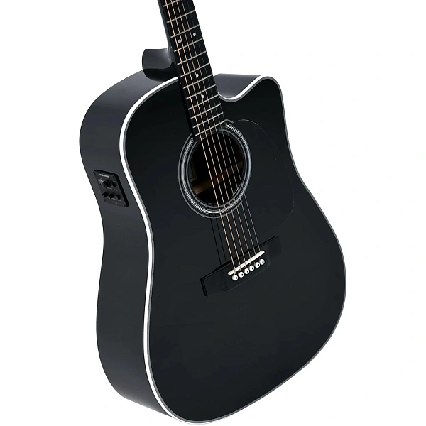 Электроакустическая гитара Sigma DMC-1STE-BK