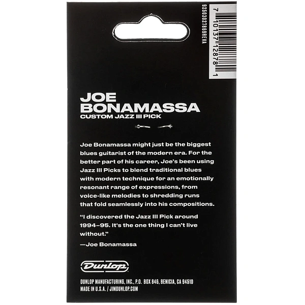 Набор медиаторов Dunlop PVP121 Bonamassa Variety Pick Pack