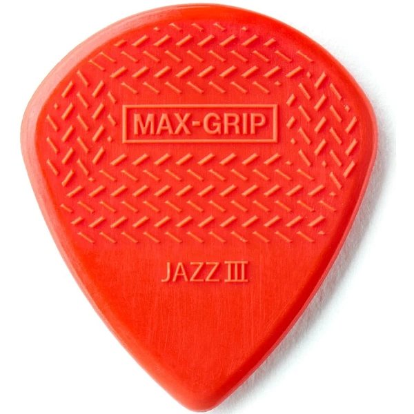 Медиатор Dunlop 471R3N Nylon Max-Grip® Jazz III