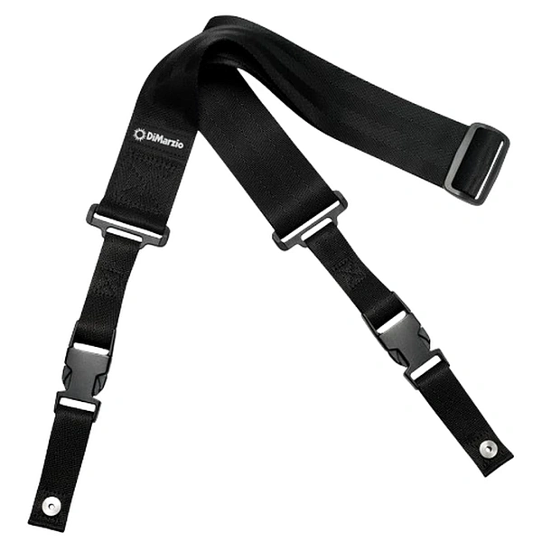 Ремень для гитары DiMarzio 2 Inch Nylon Cliplock Black