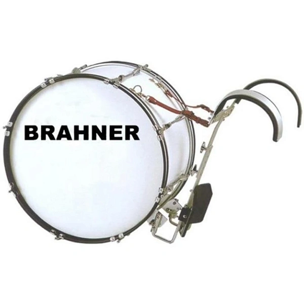 Маршевый бас-барабан Brahner MBD-2612H/WH