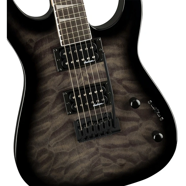 Электрогитара Jackson JS20 Dinky DKQ 2PT AH Transparent Black