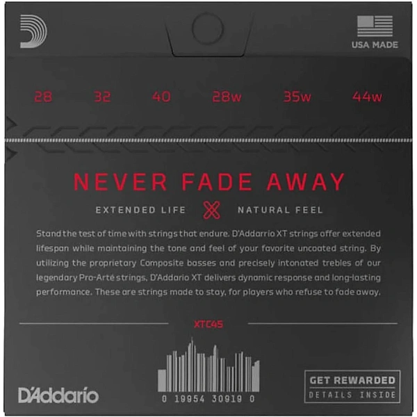 Струны для классической гитары D'Addario XTC45 NT