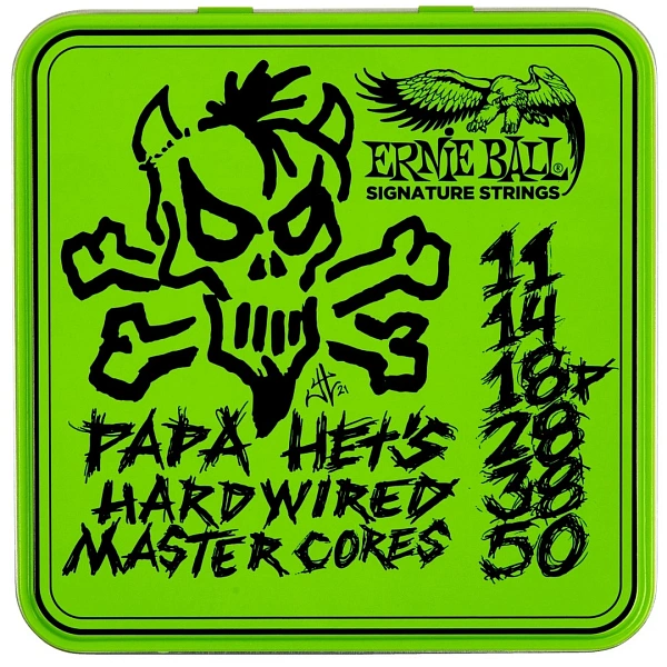 Струны для электрогитары Ernie Ball 3821 Papa Hets Hardwired Master Core Signature