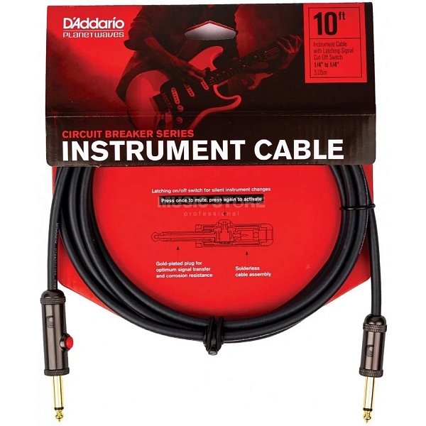 Инструментальный кабель Planet Waves PW-AGL-10