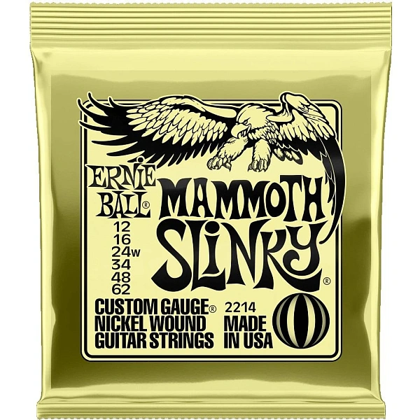 Струны для электрогитары Ernie Ball 2214 12-62