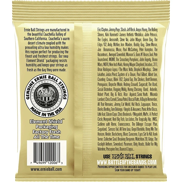 Струны для акустической гитары Ernie Ball 2006 10-50