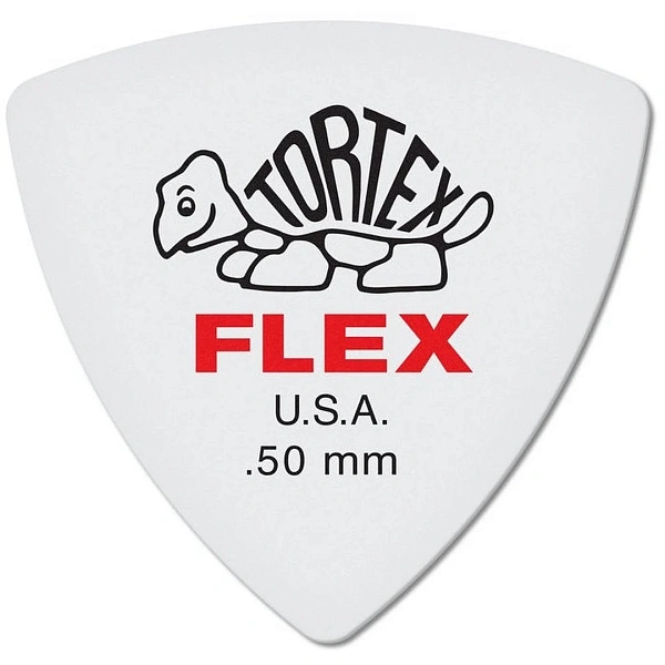 Медиатор Dunlop 456R.50 Tortex Flex Triangle 0.50