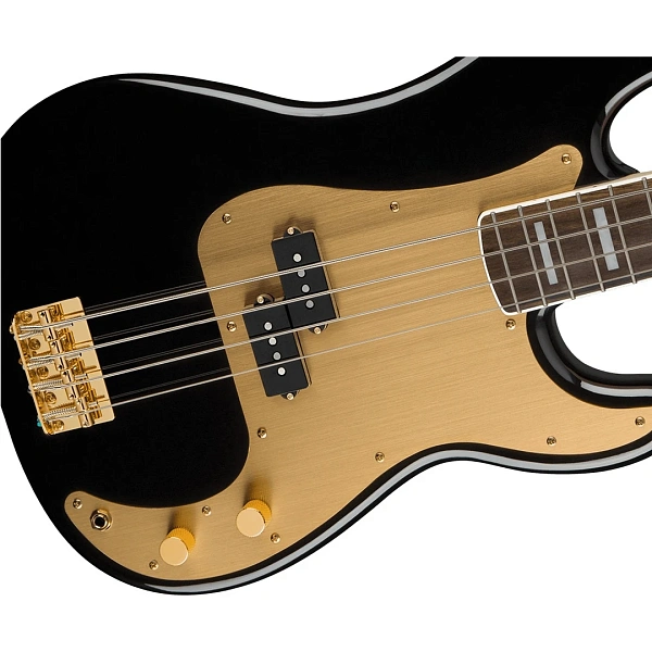 Бас-гитара Fender Squier 40th Anniversary Precision Bass Gold Edition LRL Black
