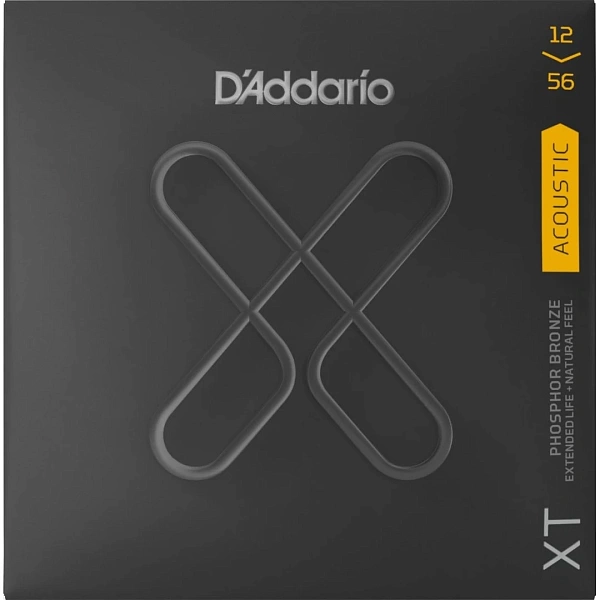 Струны для акустической гитары D'Addario XTAPB1256 12-56