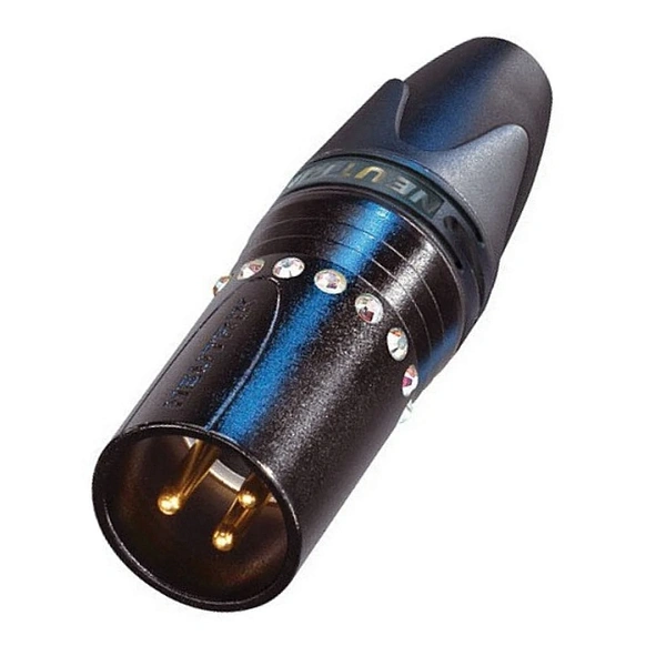 Разъём Neutrik NC3MXX-B-CRYSTAL