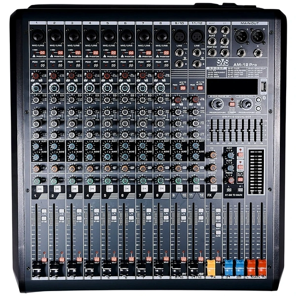 Микшерный пульт SVS Audiotechnik AM-12 PRO